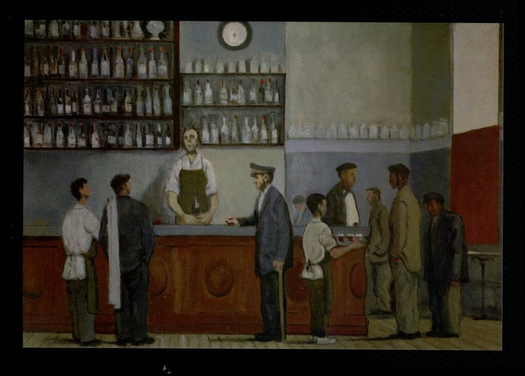 Miniatura de Tasca madrileña, de Juan Esplandiú