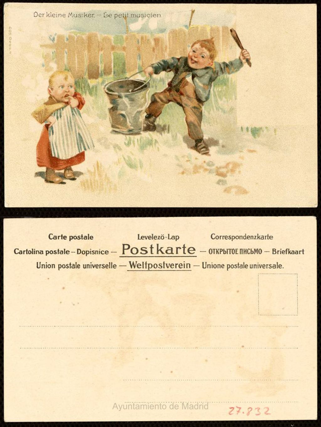 Miniatura de Der kleine Musiker. Le petit musicien