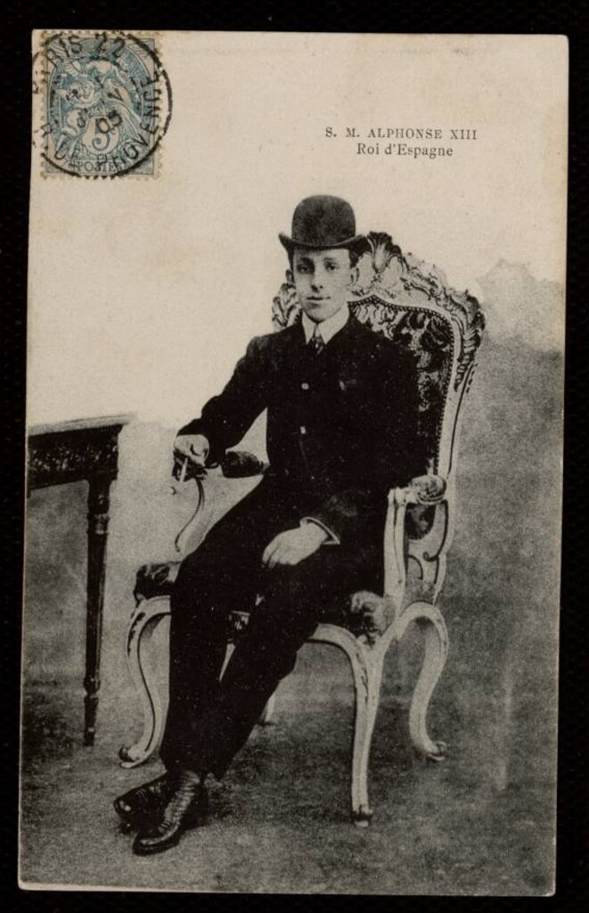 Miniatura de S. M. Alfonso XIII