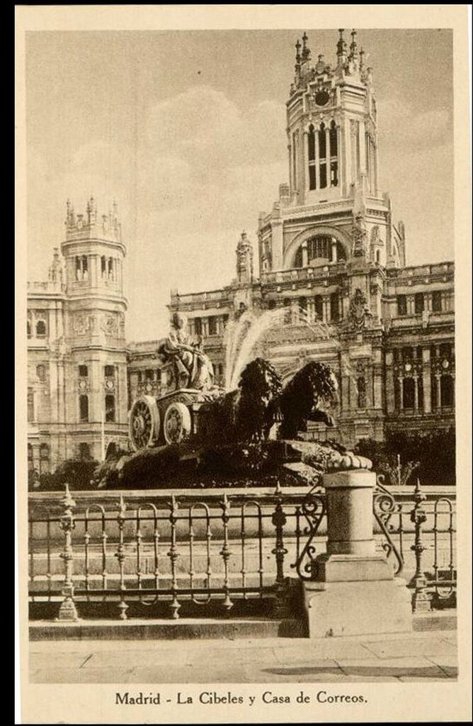 Miniatura de La Cibeles y Casa de Correos