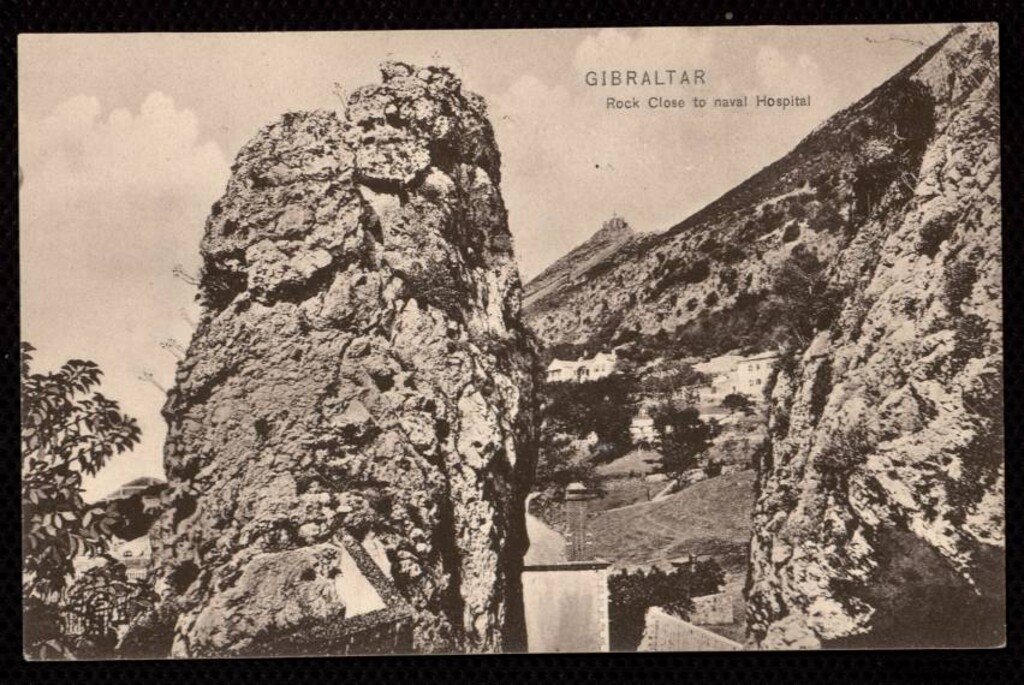 Miniatura de Gibraltar. Rock Close to naval Hospital
