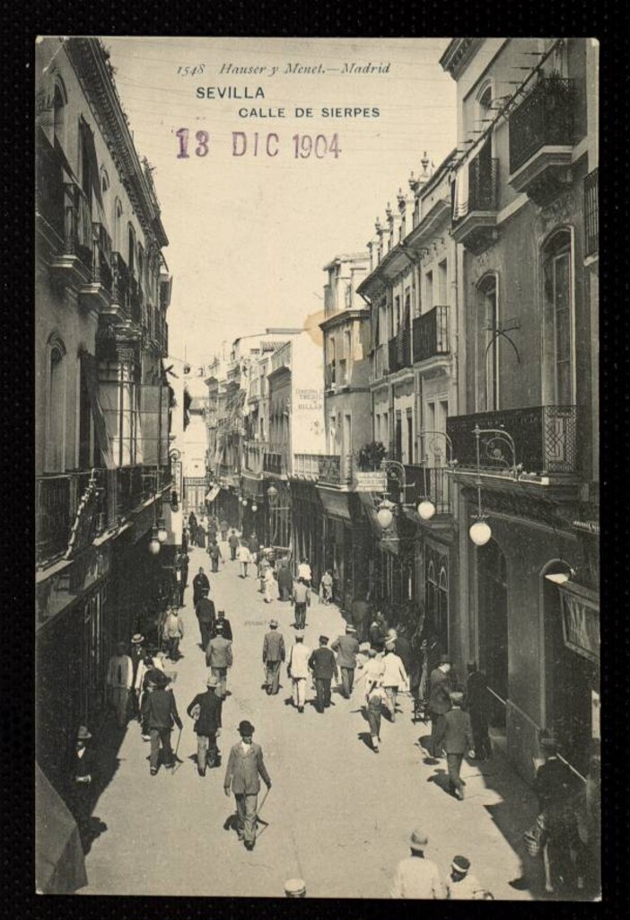 Miniatura de Sevilla. Calle de Sierpes