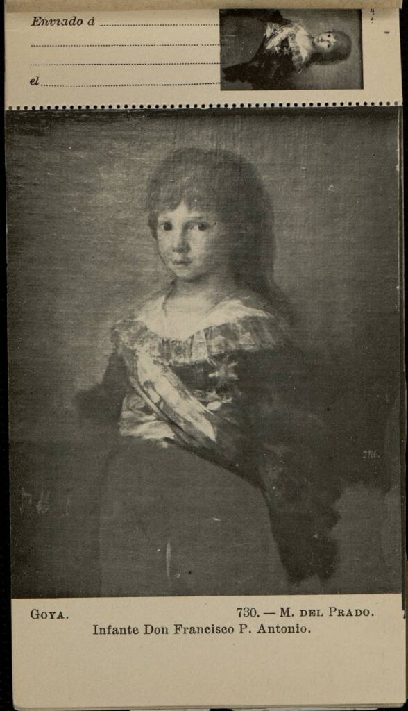 Miniatura de Goya: Infante don Francisco P. Antonio