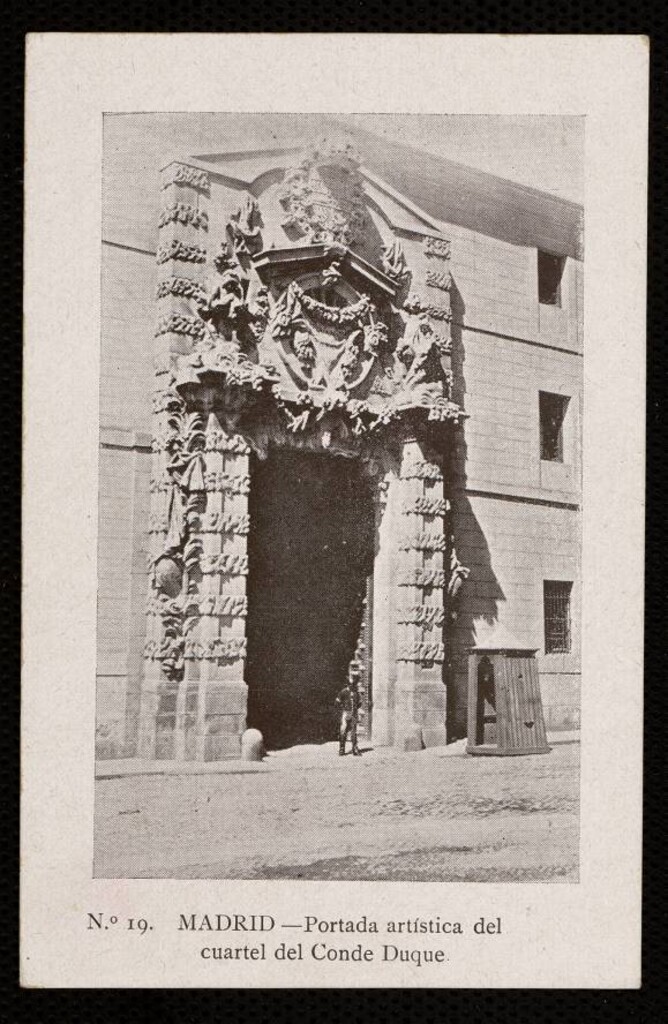 Miniatura de Portada artística del cuartel del Conde Duque