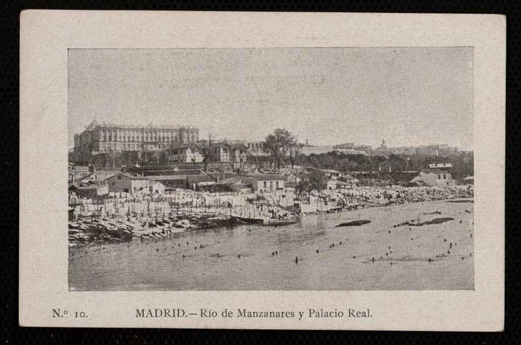 Miniatura de Río Manzanares y Palacio Real