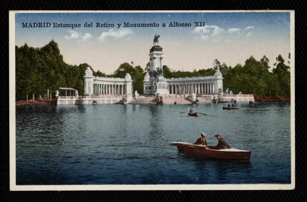 Miniatura de Estanque del Retiro y Monumento a Alfonso XII