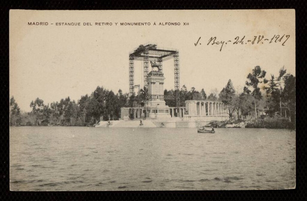 Miniatura de Estanque del Retiro y Monumento a Alfonso XII