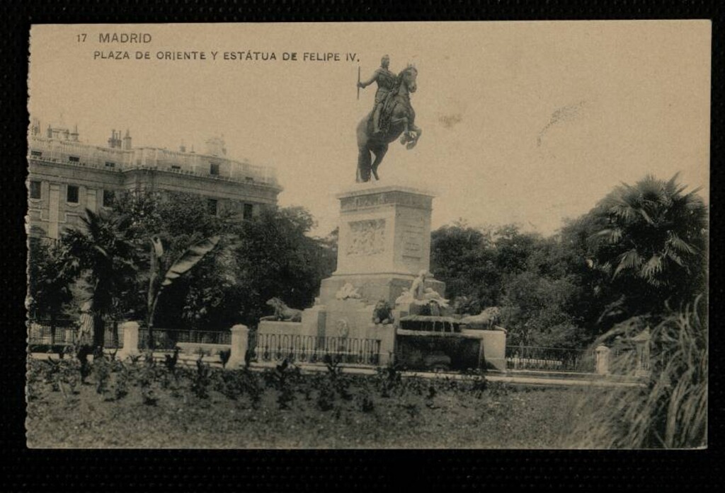 Miniatura de Plaza de Oriente y Estatua de Felipe IV