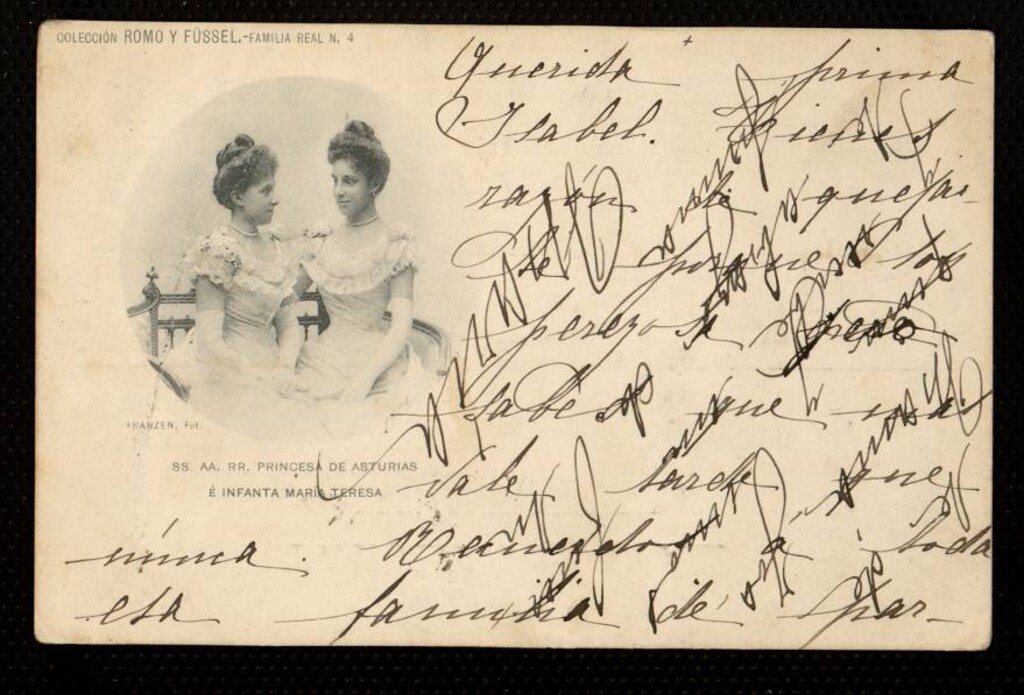 Miniatura de SS. AA. RR. Princesa de Asturias e Infanta María Teresa