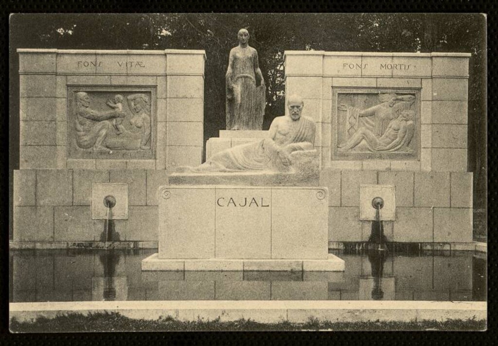 Miniatura de Parque del Retiro. Monumento a Cajal