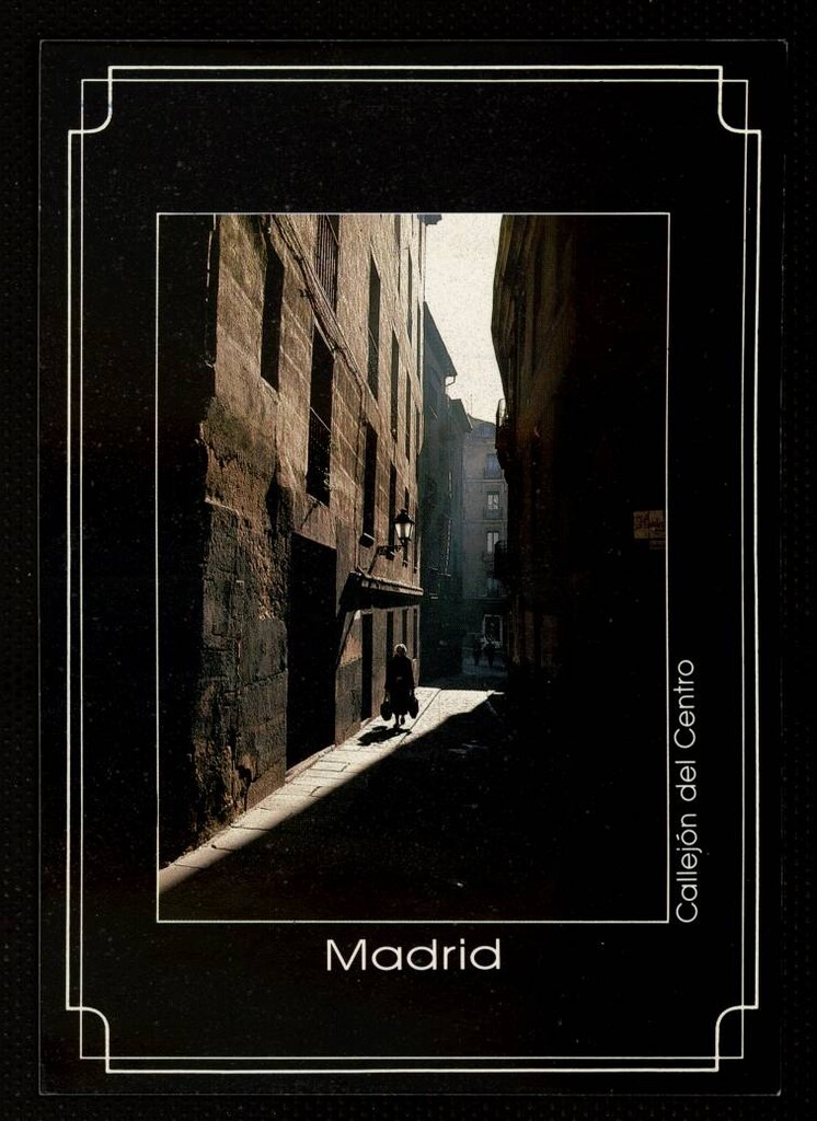 Miniatura de Madrid. Callejón del centro