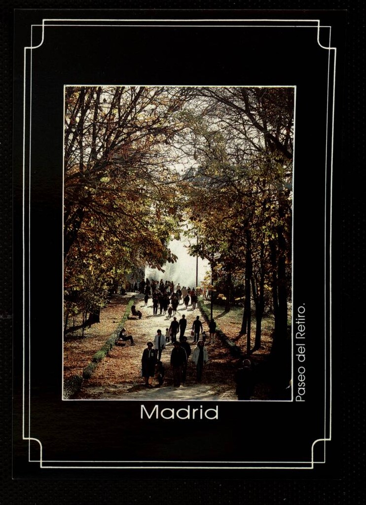 Miniatura de Madrid. Paseo del Retiro