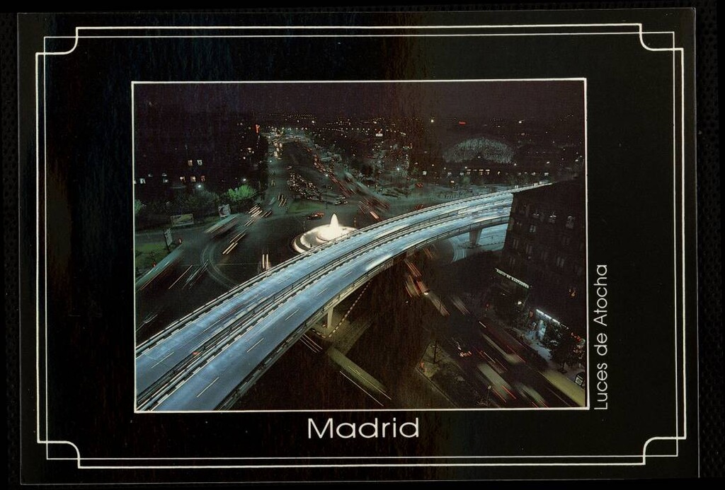 Miniatura de Madrid. Luces de Atocha