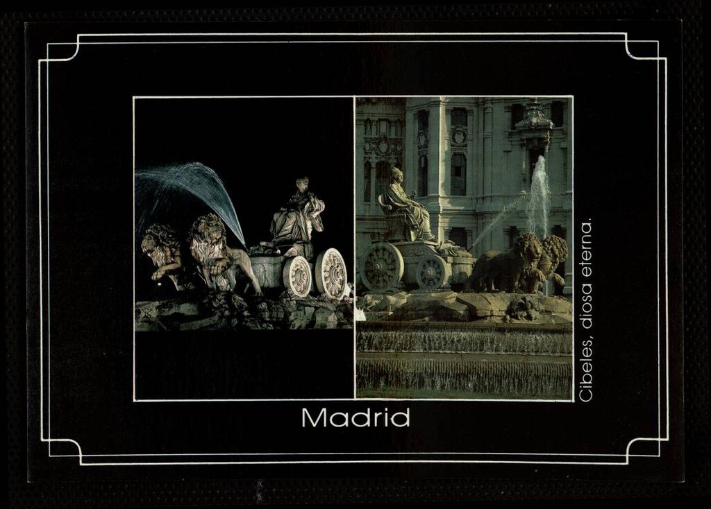 Miniatura de Madrid. Cibeles, diosa eterna