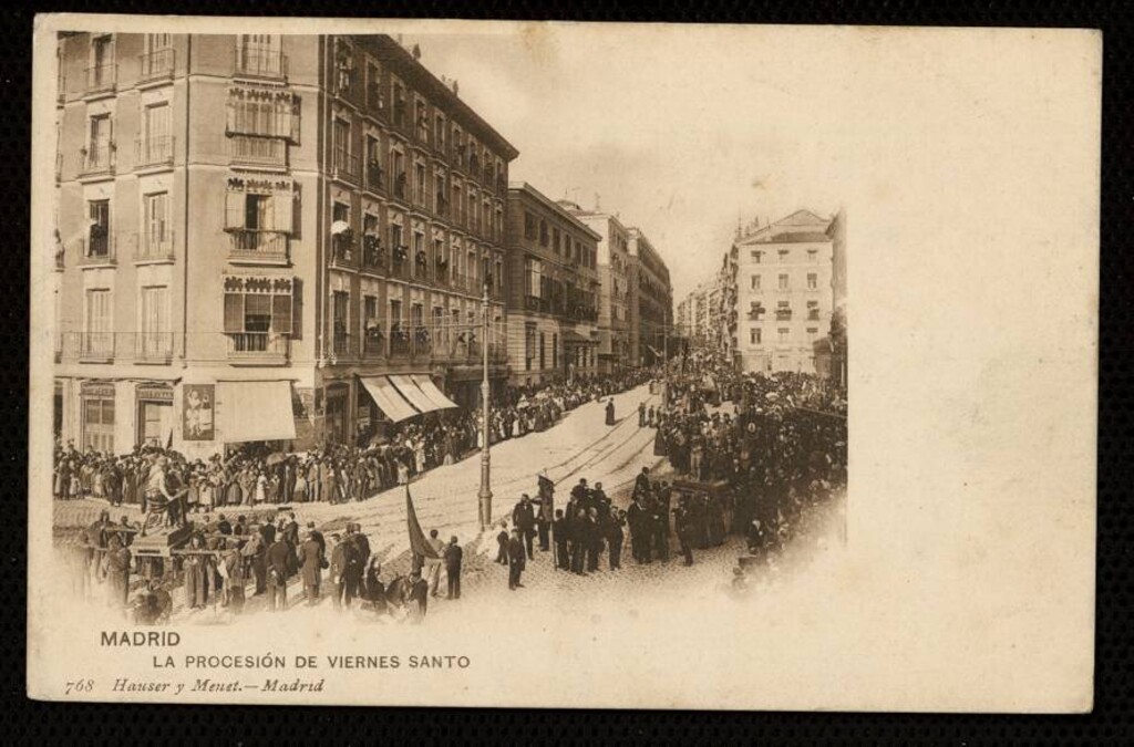 Miniatura de La procesión de Viernes Santo