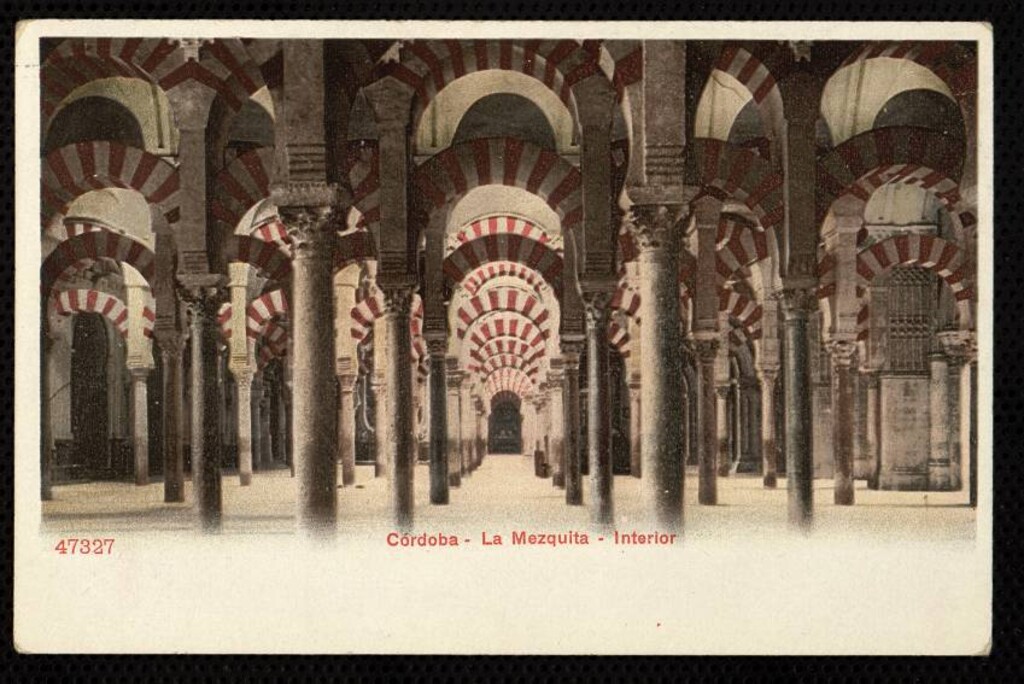 Miniatura de Córdoba. La Mezquita. Interior