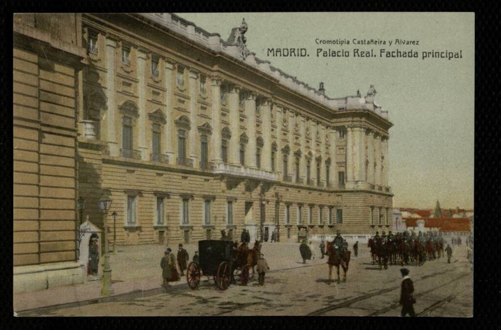 Miniatura de Fachada principal del Palacio Real
