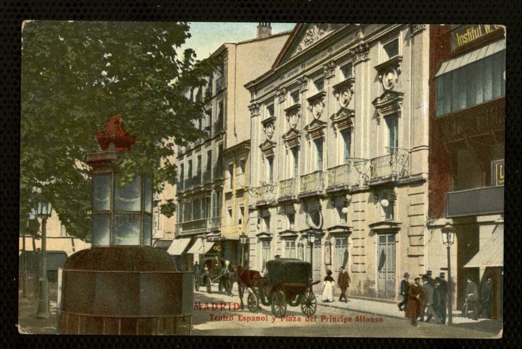 Miniatura de Teatro Español y Plaza del Príncipe Alfonso
