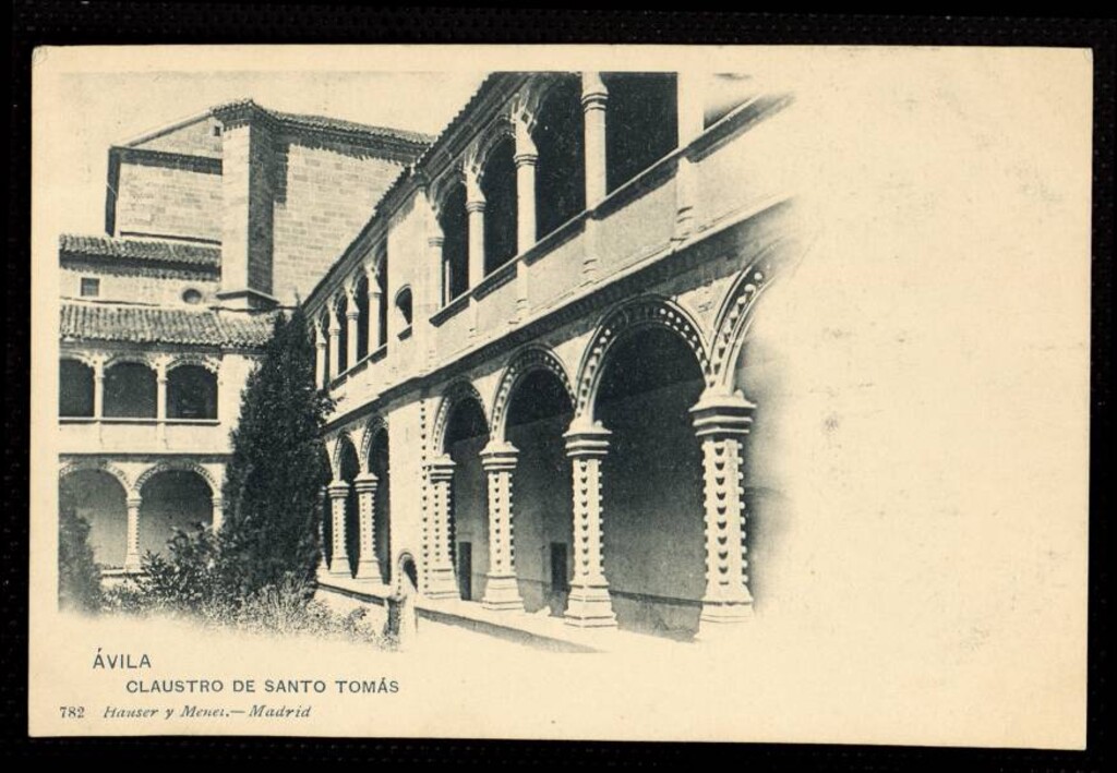 Miniatura de Avila. Claustro de Santo Tomás