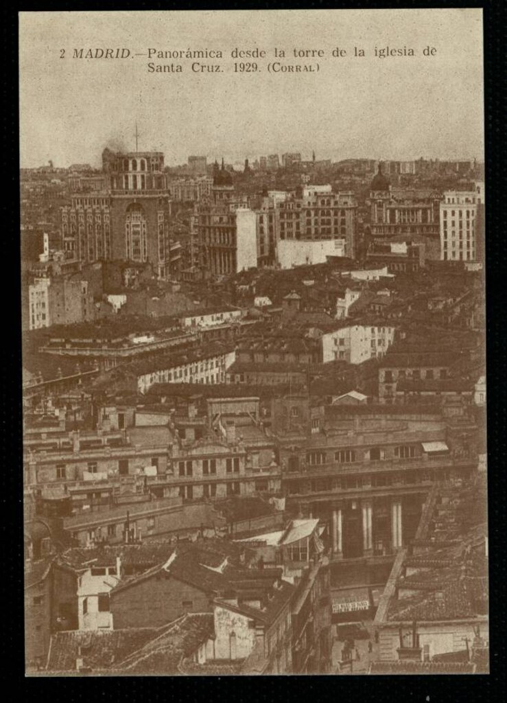 Miniatura de Panorámica desde la torre de la iglesia de Santa Cruz, de Corral