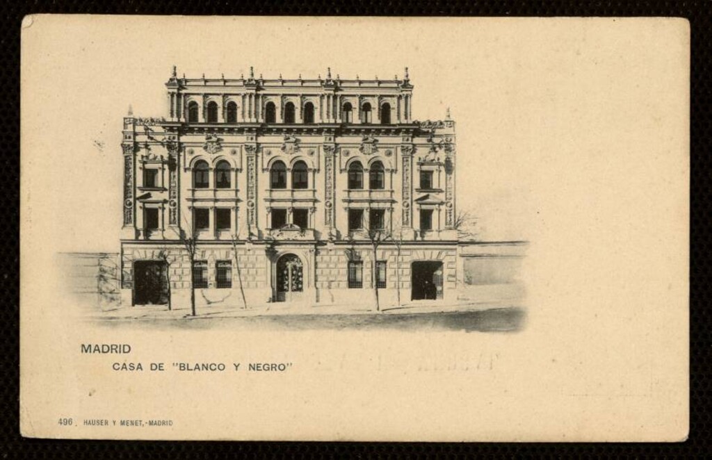 Miniatura de Casa de Blanco y Negro