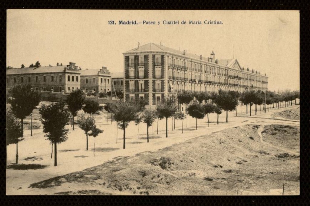 Miniatura de Paseo y Cuartel de María Cristina