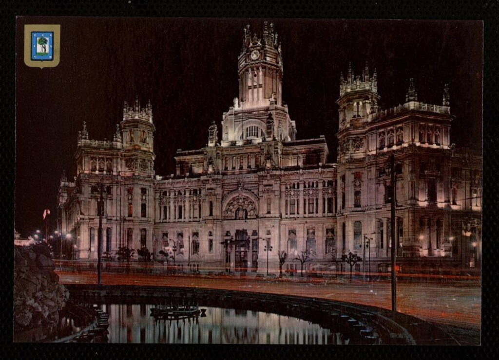 Miniatura de Palacio de Comunicaciones. Vista nocturna