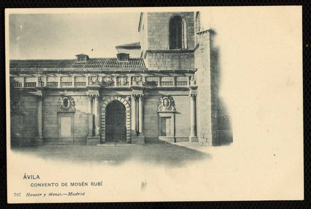 Miniatura de Ávila. Convento de Mosén Rubí