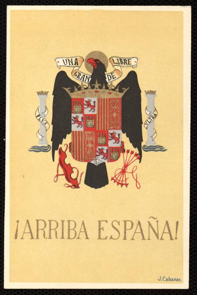 Miniatura de Escudo de España de 1945