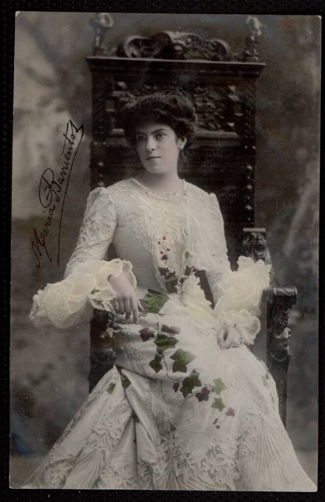 Miniatura de María Barrientos