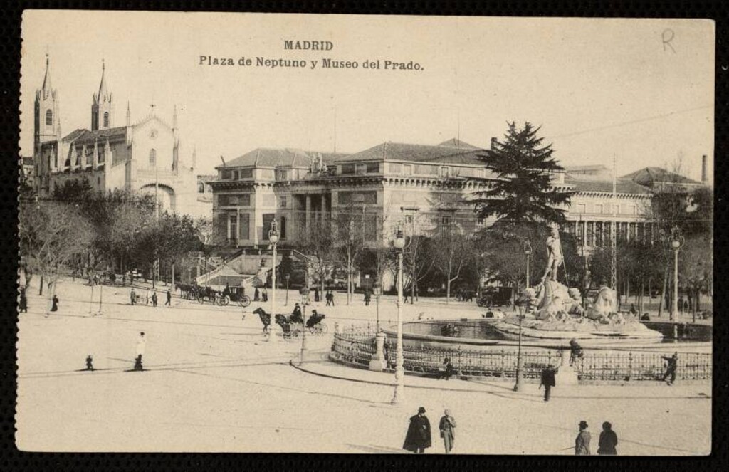 Miniatura de Plaza de Neptuno y Museo del Prado
