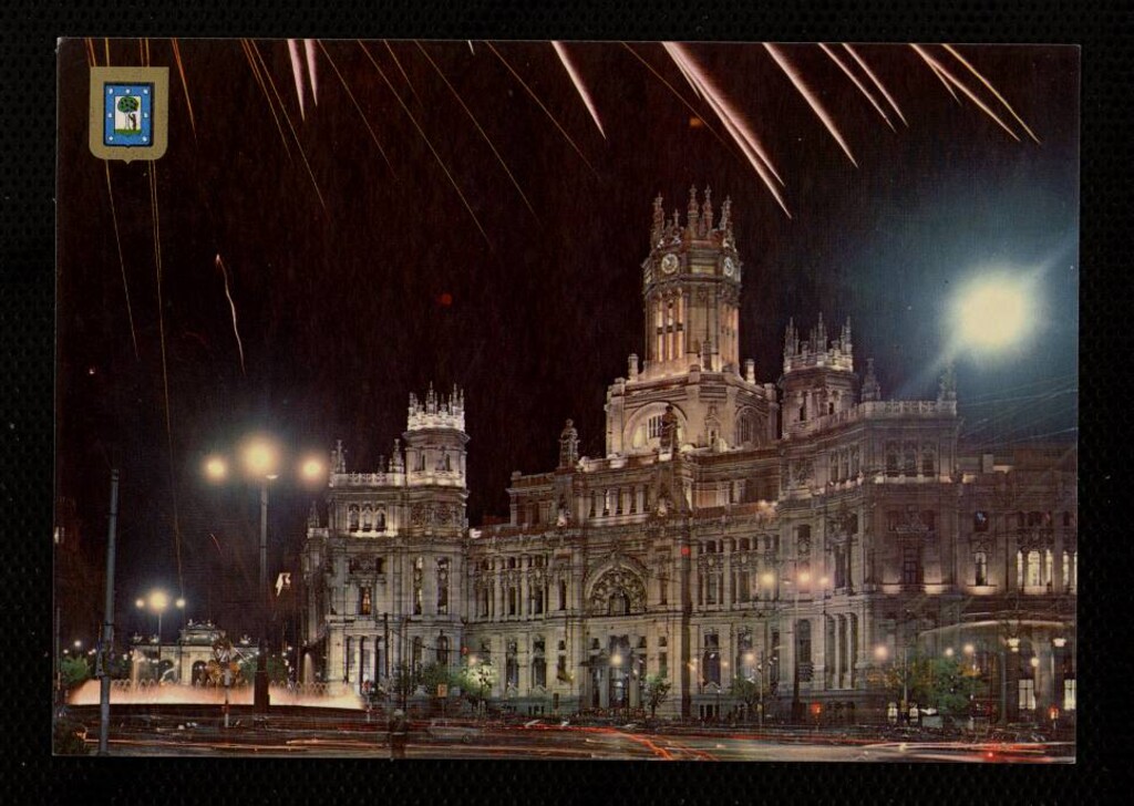 Miniatura de Palacio de Comunicaciones. Vista nocturna