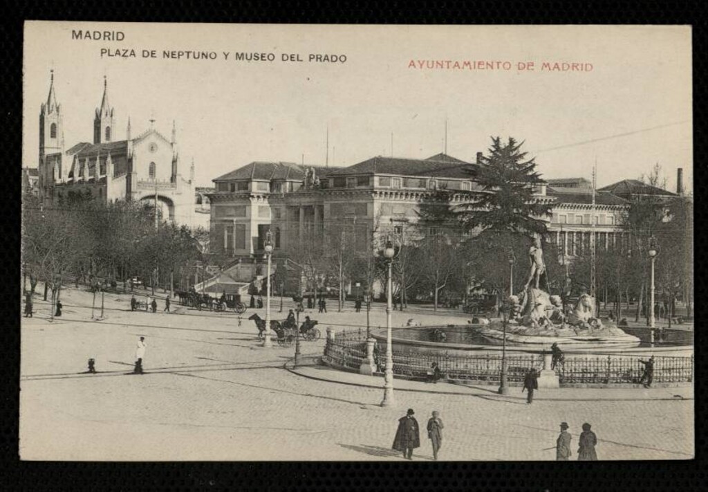 Miniatura de Plaza de Neptuno y Museo del Prado