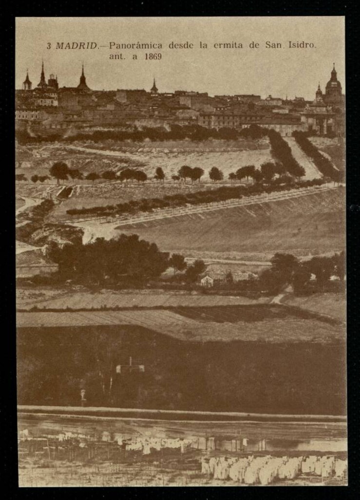 Miniatura de Panorámica desde la ermita de San Isidro, anterior a 1869