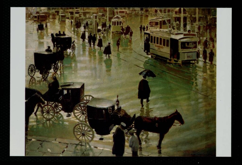 Miniatura de La Puerta del Sol, de Enrique Martínez Cubells
