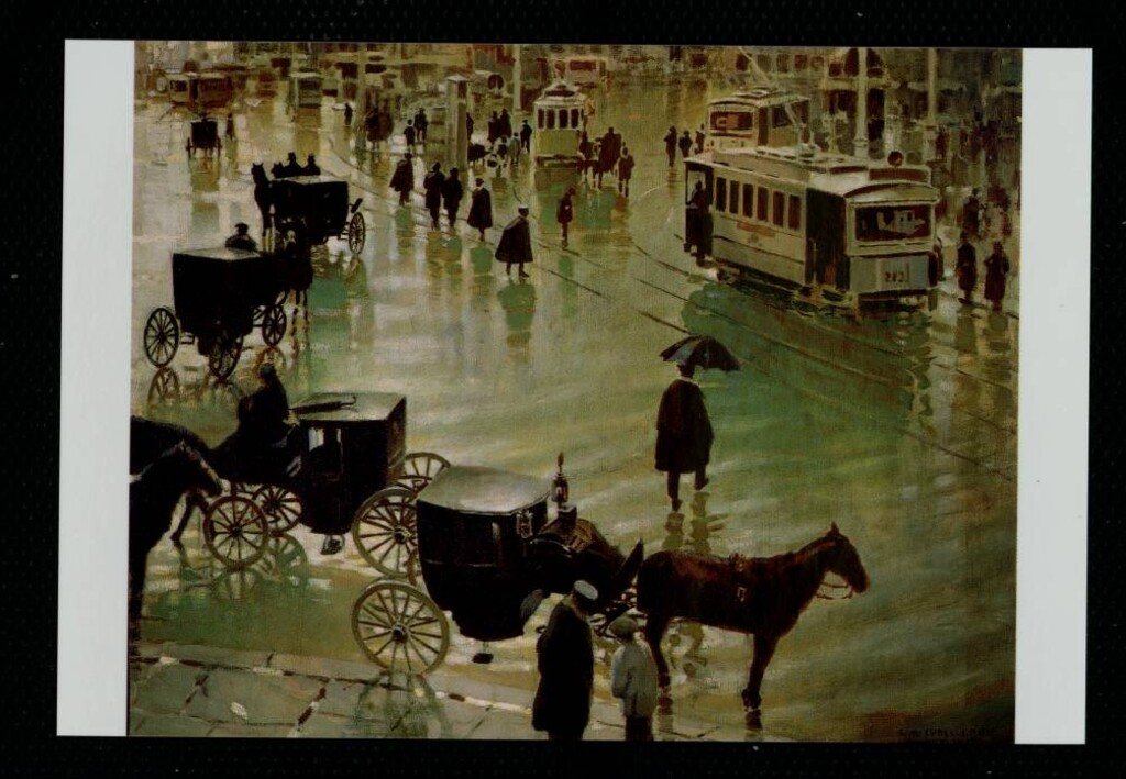 Miniatura de La Puerta del Sol, de Enrique Martínez Cubells