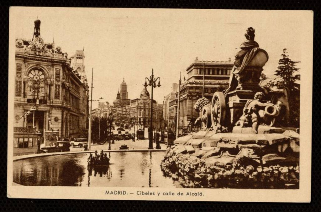 Miniatura de Cibeles y Calle de Alcalá