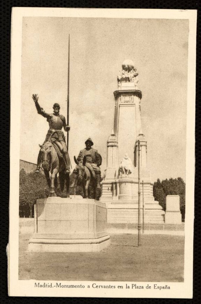 Miniatura de Monumento a Cervantes en la plaza de España