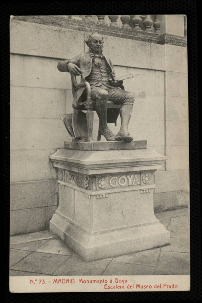 Miniatura de Monumento a Goya en el Museo del Prado
