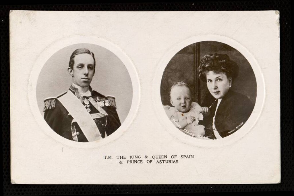 Miniatura de T. M the King & Queen of Spain & Prince of Asturias