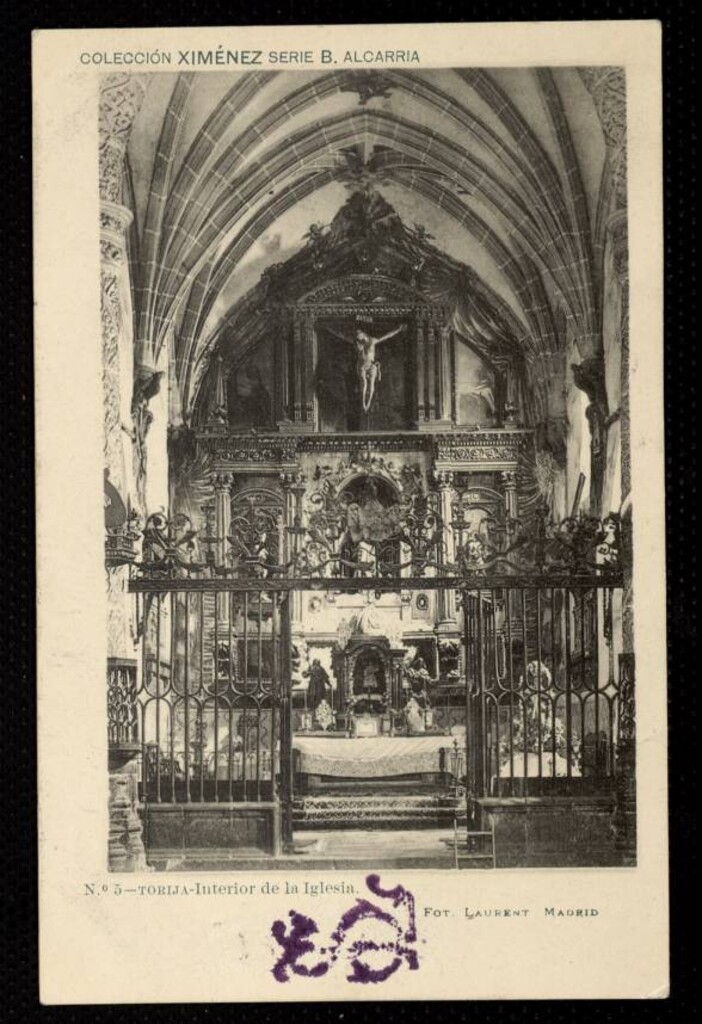 Miniatura de Torija. Interior de la iglesia