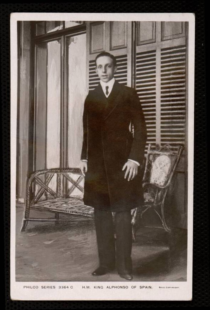 Miniatura de H. M. King Alphonso of Spain