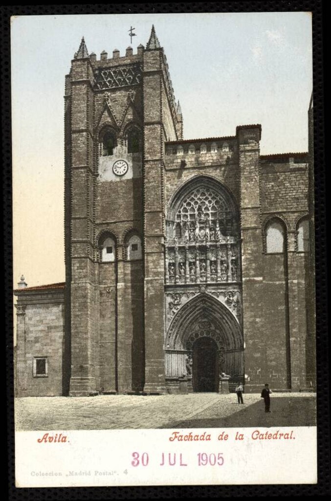 Miniatura de Avila. Fachada de la catedral