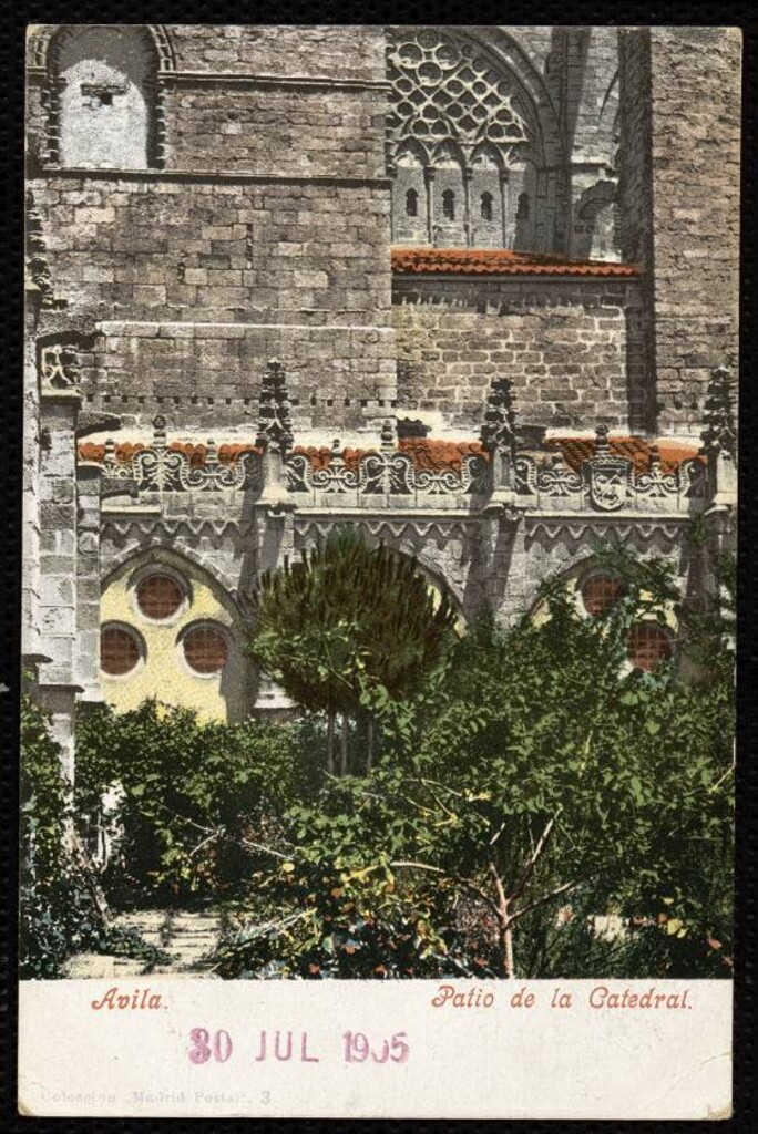 Miniatura de Avila. Patio de la catedral