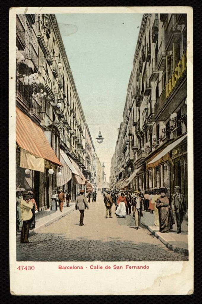 Miniatura de Barcelona. Calle de San Fernando