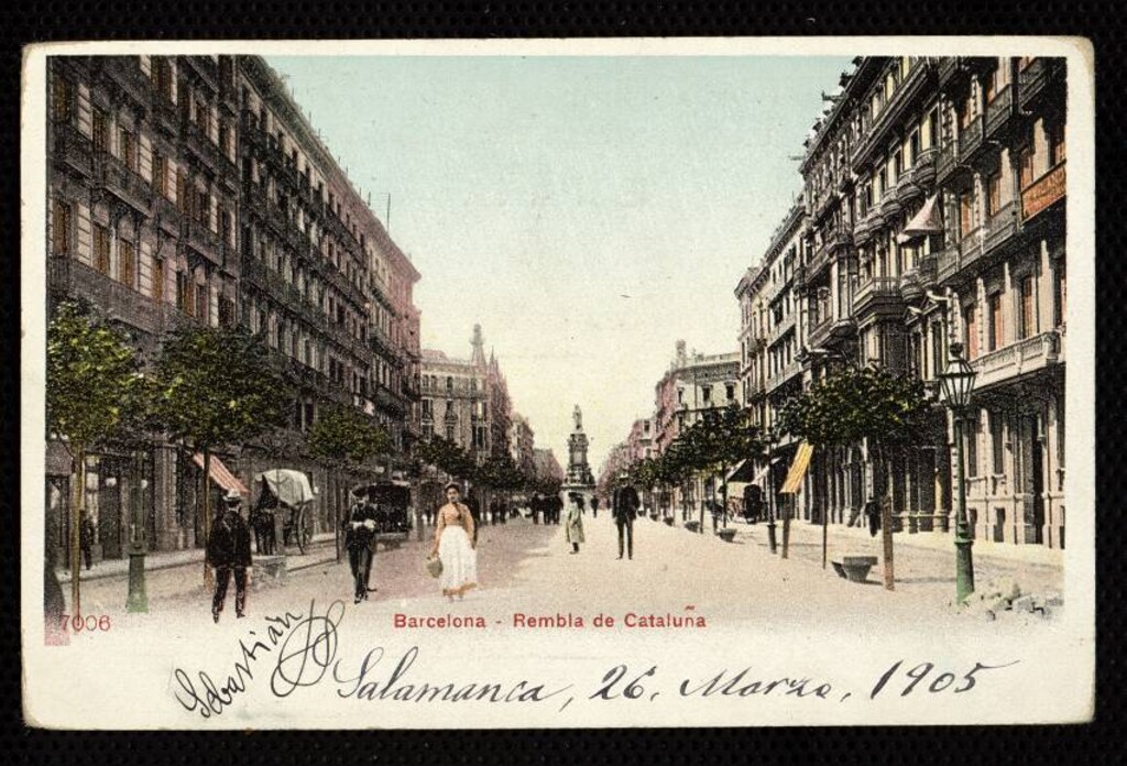 Miniatura de Barcelona. Rambla de Cataluña