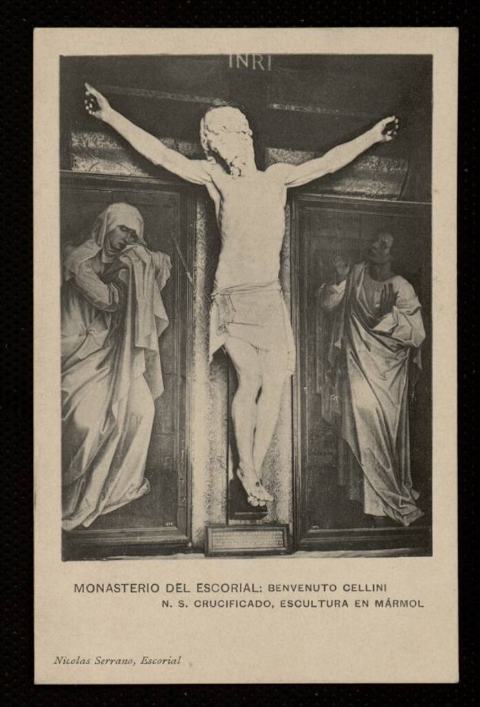 Miniatura de Monasterio del Escorial: Benvenuto Cellini. N. S. Crucificado, esc