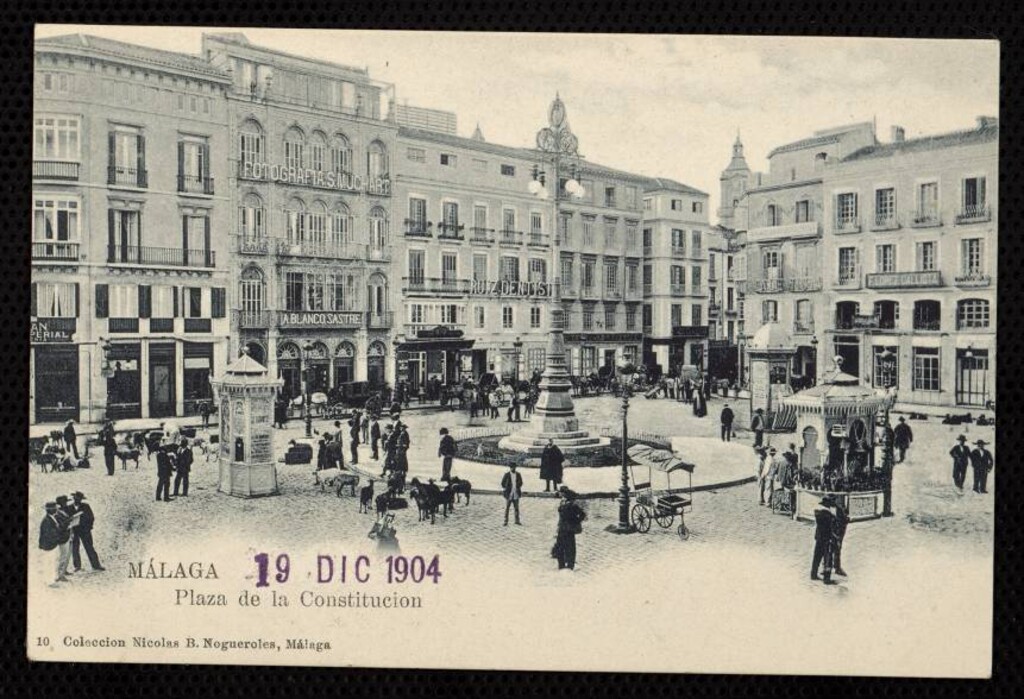 Miniatura de Málaga. Plaza de la Constitución