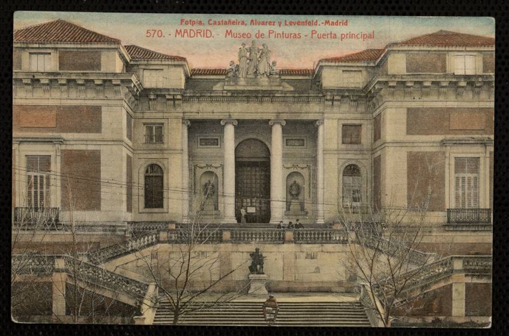 Miniatura de Museo de Pinturas. Puerta principal