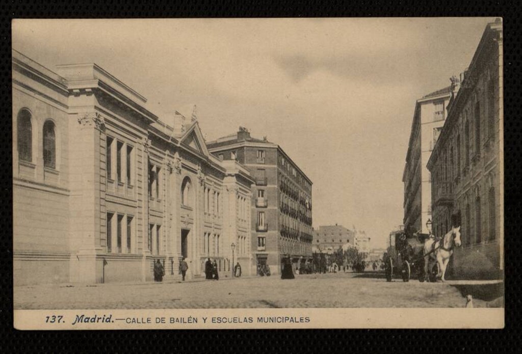 Miniatura de Calle de Bailén y Escuelas Municipales